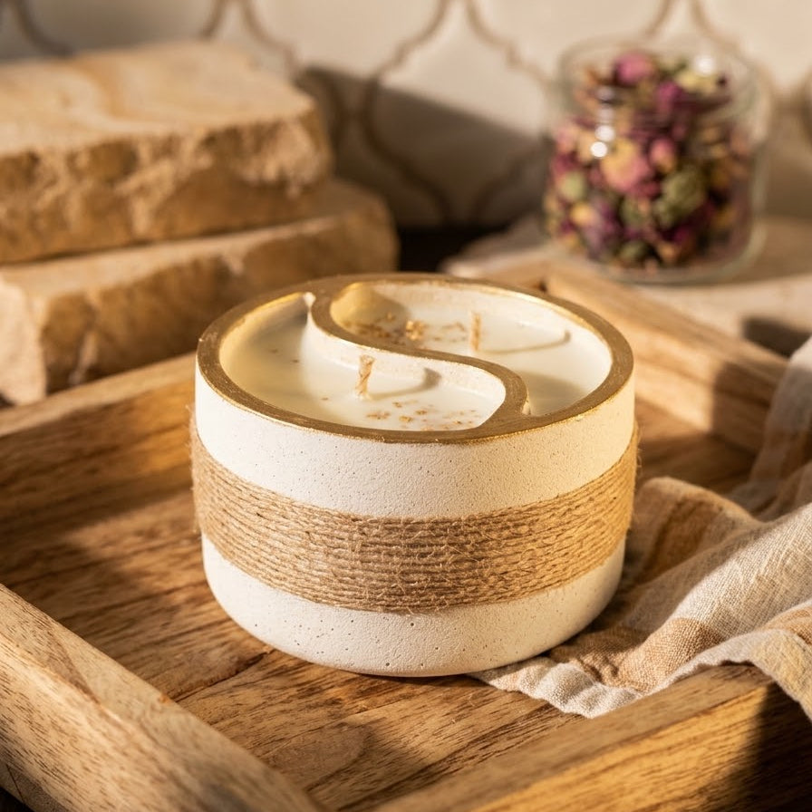 Golden Hour Candle - Double Fragance