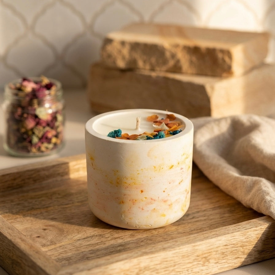 Atelier Aquarelle Candle - Orange Small