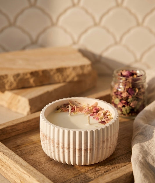 Atelier Marble Candle - Bronze Large