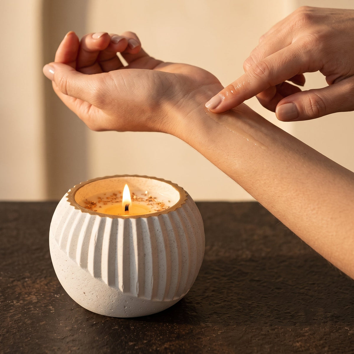 Golden Hour Candle - Round