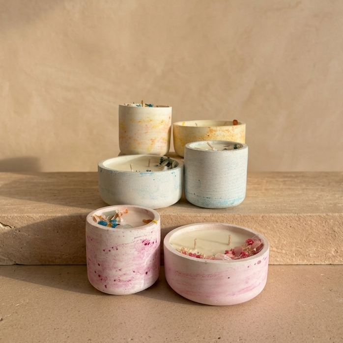 Atelier Aquarelle Candle - Orange Small