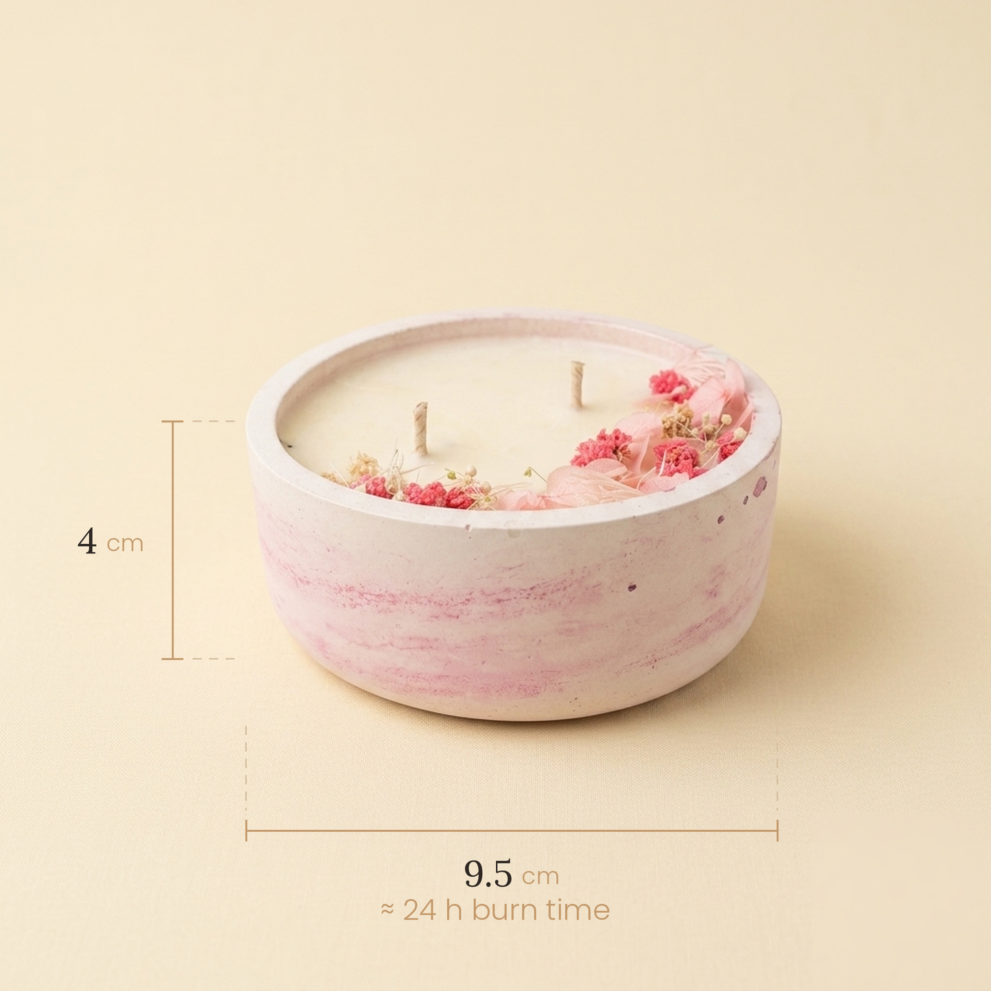 Atelier Aquarelle Candle - Pink Large