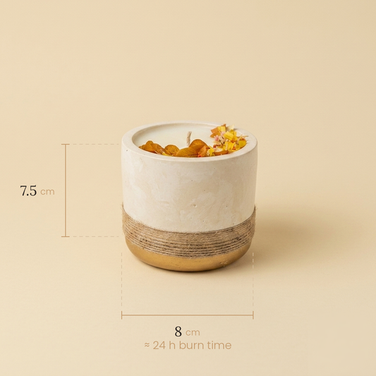 Atelier Terra Candle - Gold Small