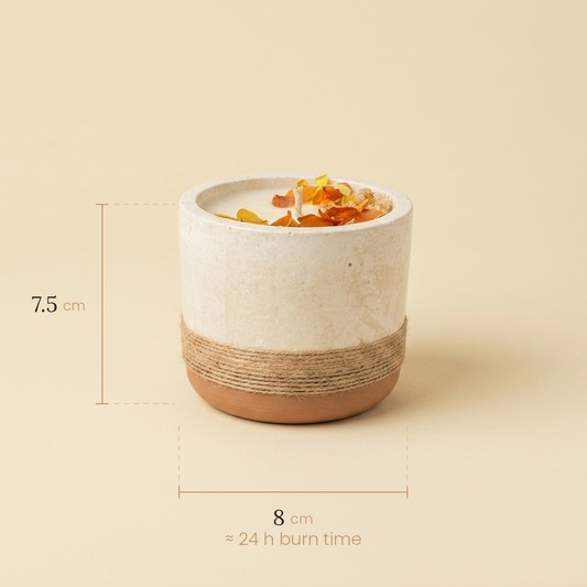 Atelier Terra Candle - Natural Small