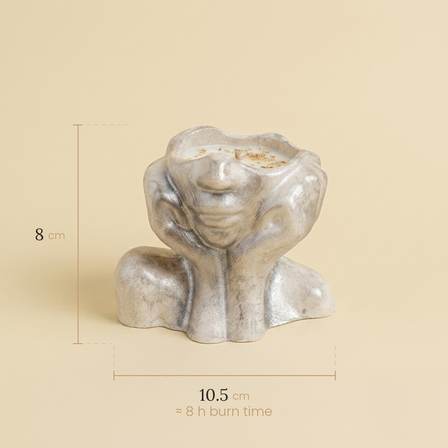 Atelier Metallique Candle - Silver