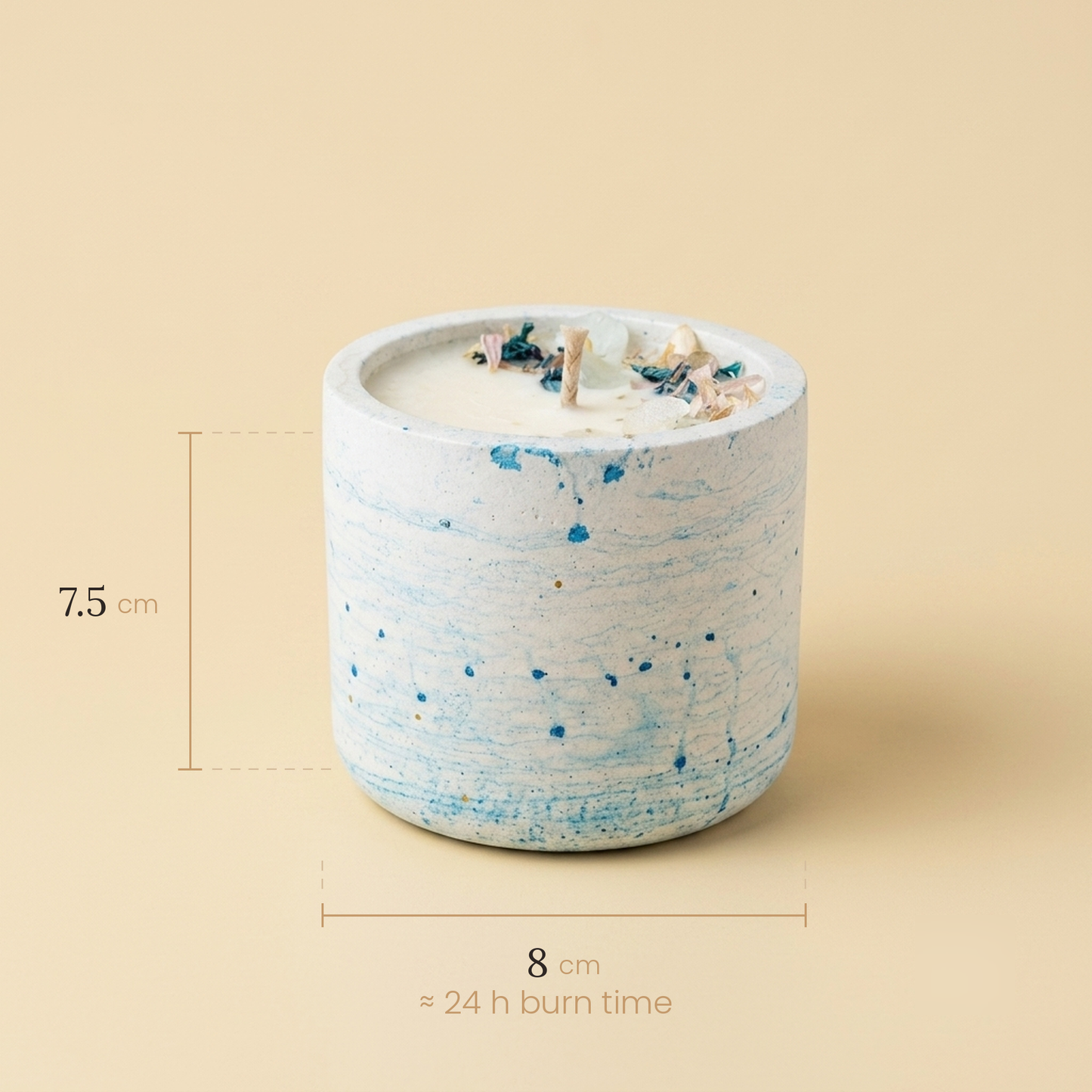 Atelier Aquarelle Candle - Blue Small